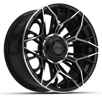 15&Prime; GTW&reg; Stellar Black with Machined Accents Wheel PN# 19-328 GTW 