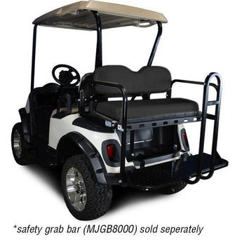 Madjax Genesis 150 Black Rear Flip Seat  Fits EZGO RXV