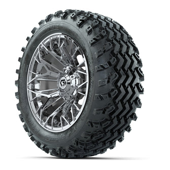 GTW Stellar Chrome 14 in Wheels with 23x10.00-14 Rogue All Terrain Tires  Full Set