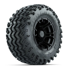 GTW Spyder Matte Black 10 in Wheels with 20x10-10 Sahara Classic All Terrain Tires  Full Set