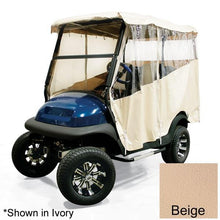 RedDot Club Car DS/Villager w/ 120" OEM Top Beige 3-Sided Over-the-Top Enclosure (Years 1982-1999)