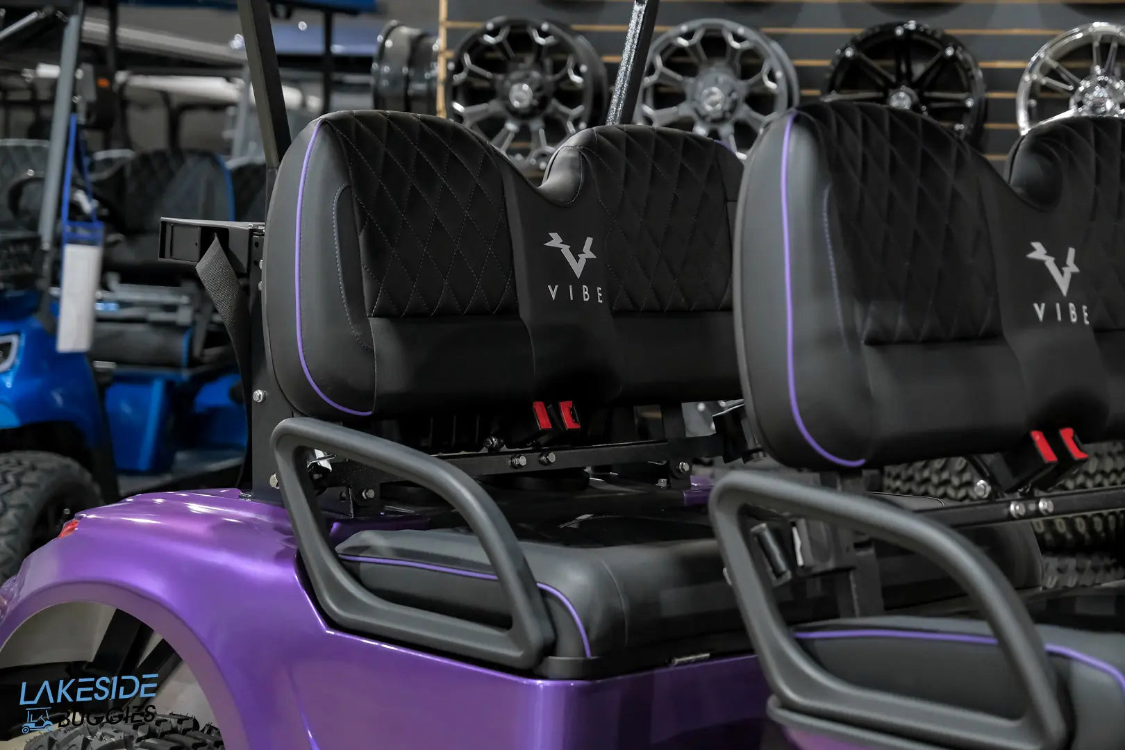 2025 VIBE EV - EV4F  Purple Passion 4 Forward Passenger Street Legal Golf Cart Vibe EV 