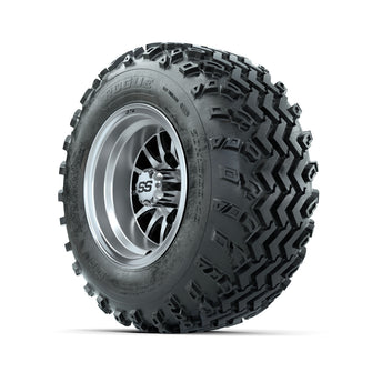 GTW Medusa Machined/Black 10 in Wheels with 20x10.00-10 Rogue All Terrain Tires  Full Set