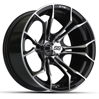 15" GTW Spyder Gloss Black Wheel