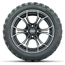 GTW Spyder Matte Grey 14 in Wheels with 23x10-14 GTW Nomad All-Terrain Tires  Full Set