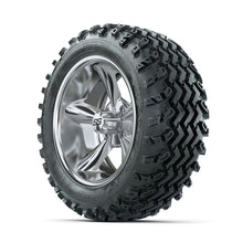 GTW Godfather Chrome 14 in Wheels with 23x10.00-14 Rogue All Terrain Tires  Full Set