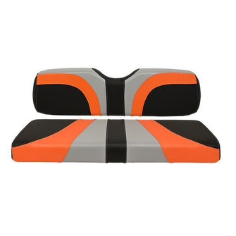 2004-Up Club Car Precedent-Onward-Tempo - Red Dot Blade Gray Orange and Black Front Seat Cover