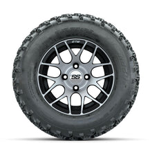 GTW Pursuit Machined/Black 12 in Wheels with 23x10.00-12 Rogue All Terrain Tires – Full Set