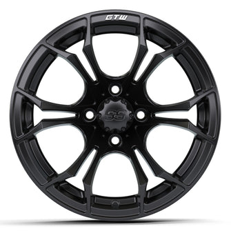 GTW Spyder Matte Black Wheel - 14 Inch