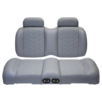 MadJax Aviator Club Car Precedent/Tempo/Onward Graphite Front Seat Cushions with Thermaflex (Years 2012-Up)