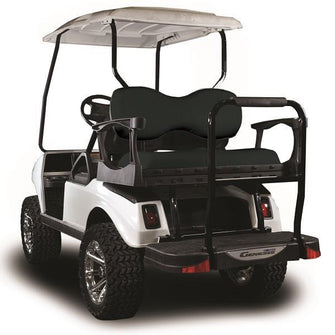 Club Car DS MadJax Genesis 300 Rear Seat with Deluxe Black Seat Cushions (Years 2000-Up)