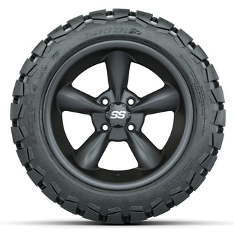 Set of (4) 14 in GTW Godfather Wheels with 22x10-14 GTW Timberwolf All-Terrain Tires