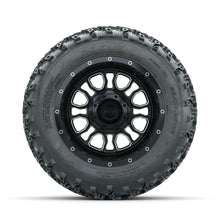 GTW Volt Machined/Black 12 in Wheels with 22x11.00-12 Rogue All Terrain Tires  Full Set