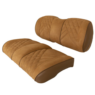 Club Car Precedent Onward Tempo Premium RedDot Honey Suede Front Seat Assemblies