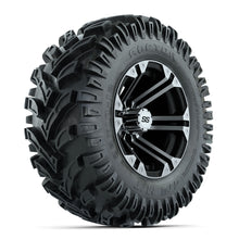 12ù GTW Specter Black and Machined Wheels with 23ù Raptor Mud Tires  Set of 4