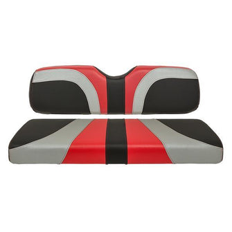 RedDot Blade Front Seat Covers for EZGO TXT/T48/RXV  Red / Silver / Black Carbon Fiber