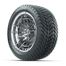 GTW Boost Chrome 12 in Wheels with 215/35-12 Mamba Street Tires  Full Set