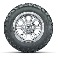 GTW Shogun Chrome 12 in Wheels with 22x11.00-12 Rogue All-Terrain Tires  Full Set