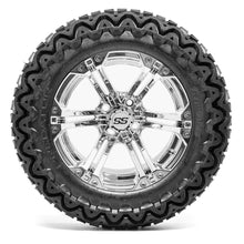 GTW Specter Chrome Wheels with 23in Predator A-T Tires - 14 Inch