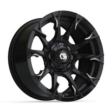 15" GTW Diablo Gloss Black with Machined Accents Wheel