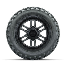 GTW Titan Machined/Black 14 in Wheels with 23x10.00-14 Rogue All Terrain Tires  Full Set