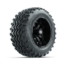 GTW Storm Trooper Black 10 in Wheels with 18x9.50-10 Rogue All Terrain Tires  Full Set