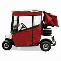 RedDot Club Car DS Chameleon Red Track-Style Enclosure w/ Hooks (Years 2000-Up)