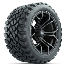 GTW Spyder Matte Grey 14 in Wheels with 23x10-14 GTW Nomad All-Terrain Tires  Full Set