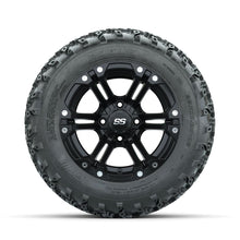 GTW Specter Matte Black 12 in Wheels with 22x11.00-12 Rogue All Terrain Tires – Full Set