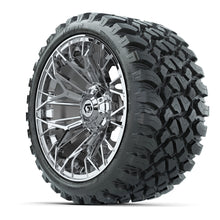 Set of (4) 15 in GTW Stellar Chrome Wheels with 23x10-R15 Nomad All-Terrain Tires