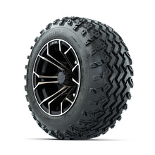 GTW Spyder Bronze/Matte Black 12 in Wheels with 22x11.00-12 Rogue All Terrain Tires  Full Set