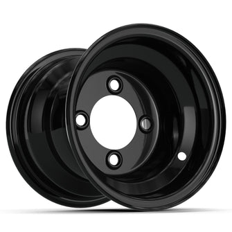 8" GTW Gloss Black Steel Wheel (Centered)