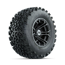 GTW Spyder Machined/Matte Grey 10 in Wheels with 20x10-10 Duro Desert All Terrain Tires  Full Set