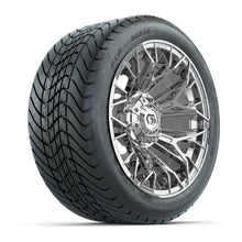 Set of (4) 14 in GTW® Stellar Chrome Wheels with 225/30-14 Mamba Street Tire