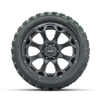 Set of (4) 14 in GTW Raven Wheels with 23x10-14 GTW Nomad All-Terrain Tires