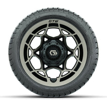 GTW Nexus Gloss Black/Satin Bronze 12 in Wheels with 215/35-12 Mamba Street Tires  Full Set