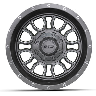 12ù GTW Volt Gunmetal with Machined Accents Wheel