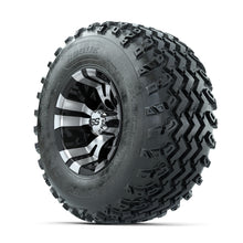 GTW Vampire Machined/Black 10 in Wheels with 22x11.00-10 Rogue All Terrain Tires  Full Set