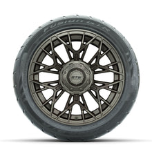 GTW Stellar Matte Bronze 14 in Wheels with 225/40-R14 Fusion GTR Street Tires  Full Set