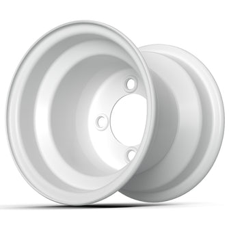 8" GTW White Steel Wheel (2:5 Offset)