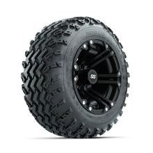 GTW Specter Matte Black 12 in Wheels with 22x11.00-12 Rogue All Terrain Tires  Full Set