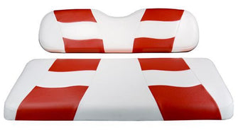 MadJax Riptide White/Red Two-Tone Genesis 150 Rear Seat Cushions