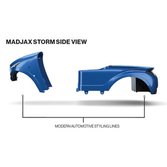 MadJax Storm Body Kit for EZGO TXT  Black