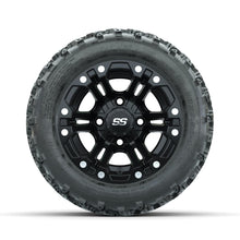 GTW Specter Matte Black 10 in Wheels with 18x9.50-10 Rogue All Terrain Tires – Full Set