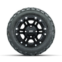 GTW Specter Matte Black 10 in Wheels with 18x9.50-10 Rogue All Terrain Tires  Full Set