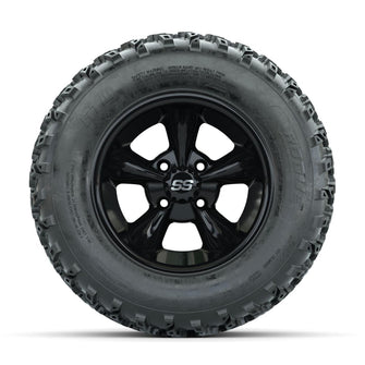 GTW Godfather Black 12 in Wheels with 23x10.00-12 Rogue All Terrain Tires – Full Set