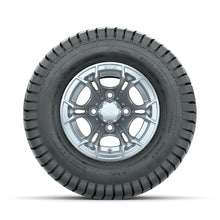 GTW Spyder Silver Brush 10 in Wheels with 20x10-10 Duro Soft Street Tires – Full Set