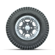 GTW Spyder Silver Brush 10 in Wheels with 20x10-10 Duro Soft Street Tires  Full Set