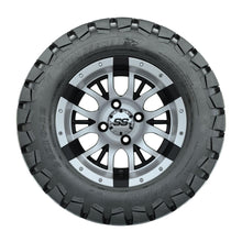 Set of (4) 12 in GTW Diesel Wheels with 22x10-12 GTW Timberwolf All-Terrain Tires