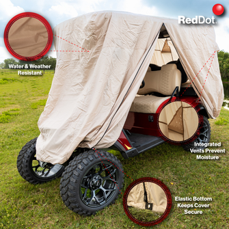 RedDot 84ù Golf Cart Storage Cover